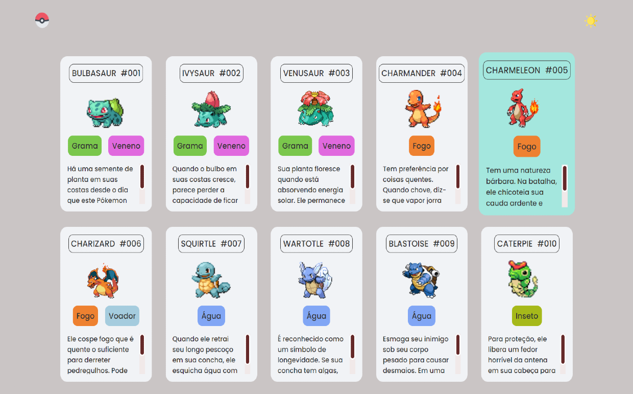 Devemdobro Pokemon Pokedex project